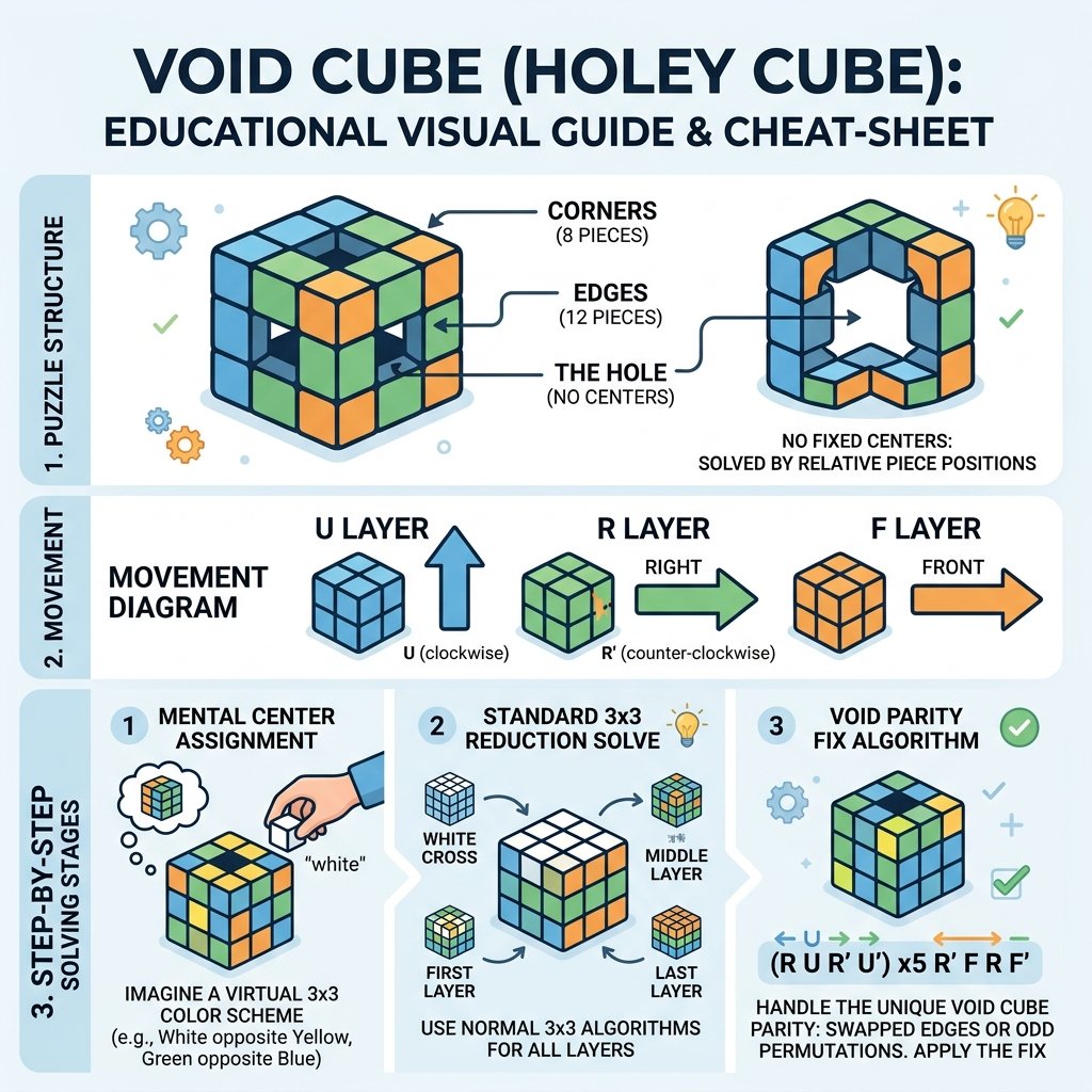 Void Cube Visual Guide Infographic